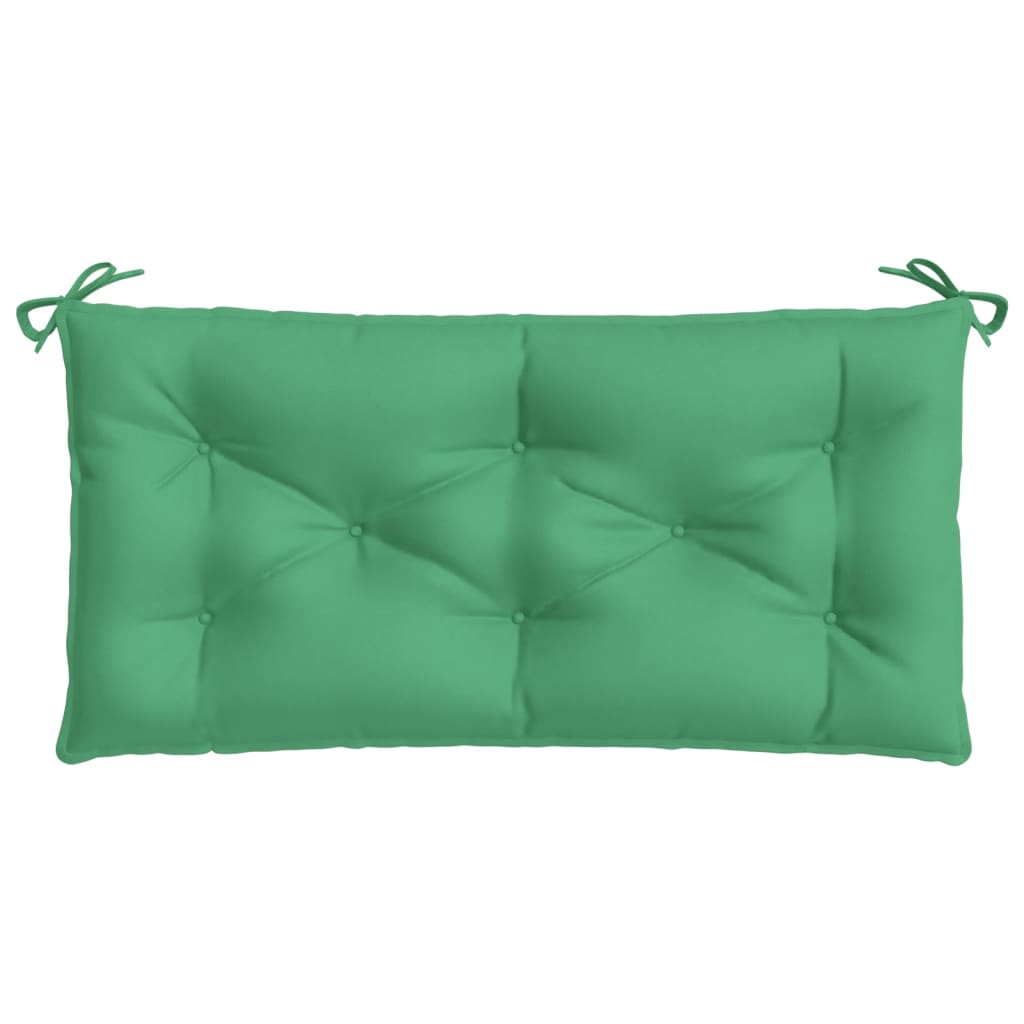vidaXL Coussin de banc de jardin vert 110x50x7 cm Tissu Oxford