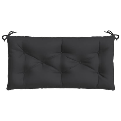 vidaXL Gartenbank-Auflage Schwarz 110x50x7 cm Oxford-Gewebe