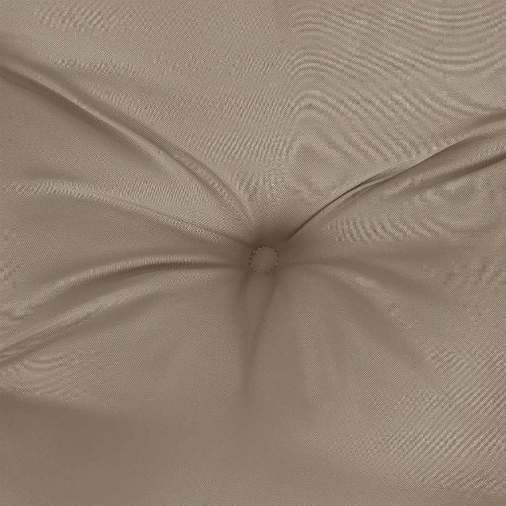 vidaXL Coussin de banc de jardin taupe 110x50x7 cm Tissu Oxford