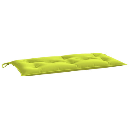 vidaXL Coussin de banc de jardin vert vif 110x50x7 cm en tissu Oxford