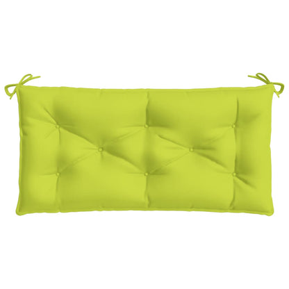 vidaXL Coussin de banc de jardin vert vif 110x50x7 cm en tissu Oxford