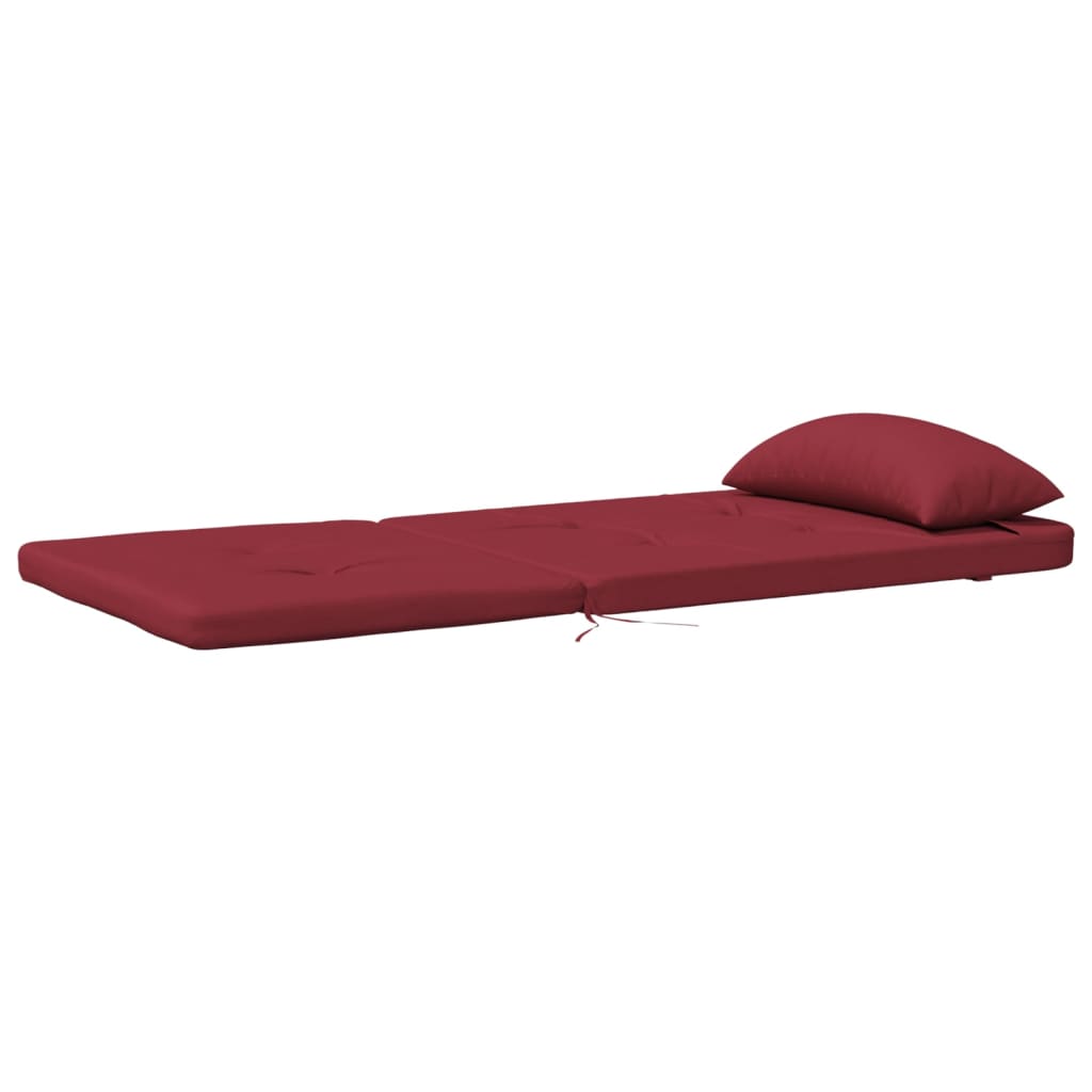vidaXL Adirondack-Auflagen 2 Stk. Weinrot Oxford-Gewebe