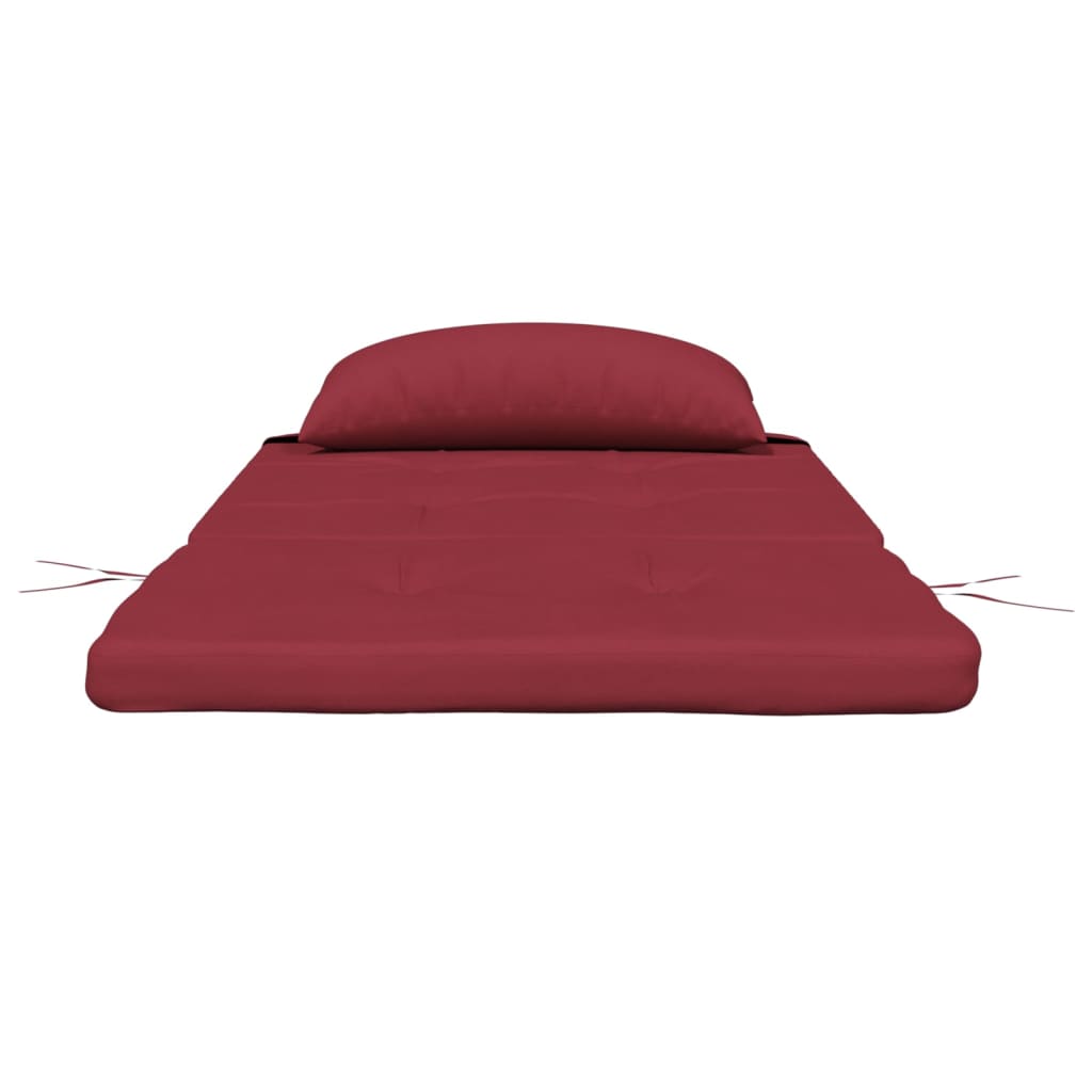 vidaXL Adirondack-Auflagen 2 Stk. Weinrot Oxford-Gewebe