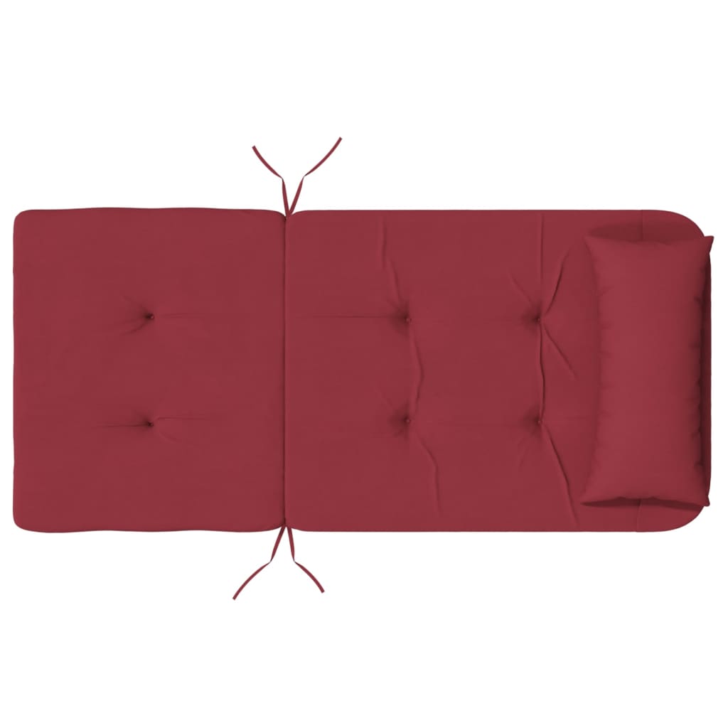 vidaXL Adirondack-Auflagen 2 Stk. Weinrot Oxford-Gewebe