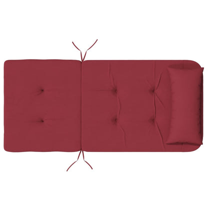 vidaXL Adirondack-Auflagen 2 Stk. Weinrot Oxford-Gewebe