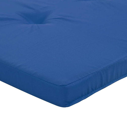 vidaXL Stuhlkissen Uni 2 pcs Blau 58 x 77 x 4,5 cm Oxford-Stoff