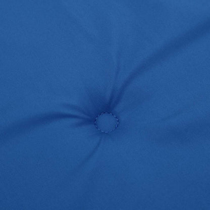 vidaXL Stuhlkissen Uni 2 pcs Blau 58 x 77 x 4,5 cm Oxford-Stoff