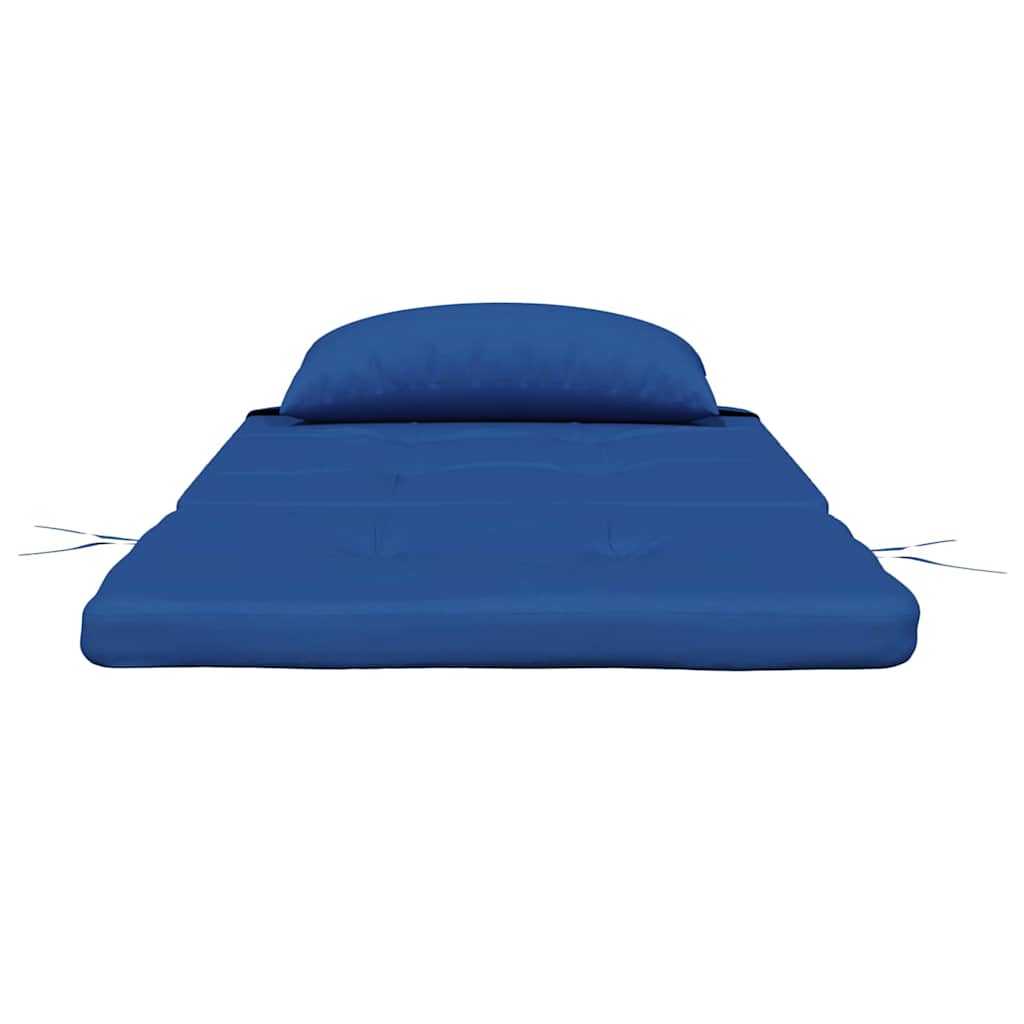 vidaXL Stuhlkissen Uni 2 pcs Blau 58 x 77 x 4,5 cm Oxford-Stoff