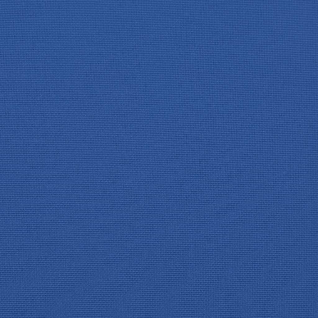 vidaXL Stuhlkissen Uni 2 pcs Blau 58 x 77 x 4,5 cm Oxford-Stoff