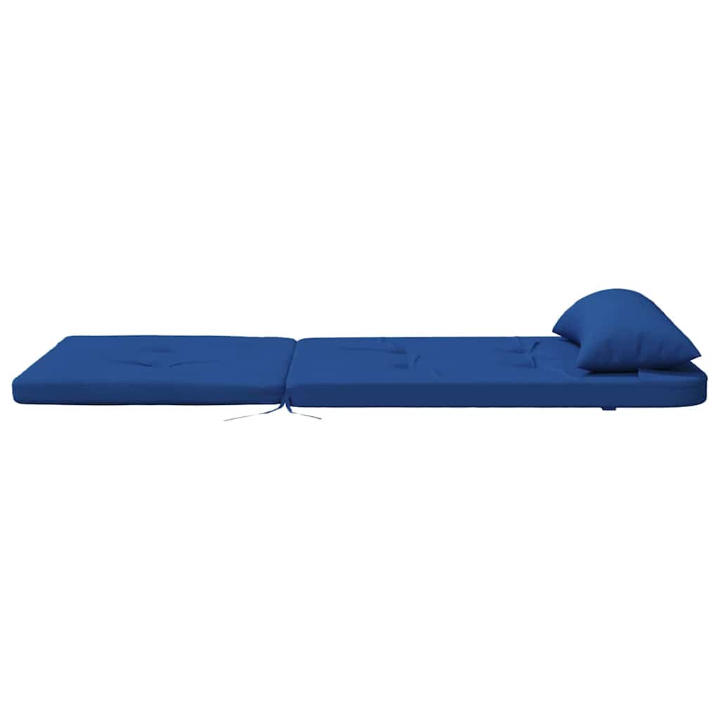 vidaXL Stuhlkissen Uni 2 pcs Blau 58 x 77 x 4,5 cm Oxford-Stoff