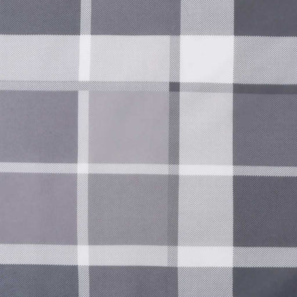 vidaXL Adirondack-Auflagen 2 Stk. Grau Karomuster Oxford-Gewebe