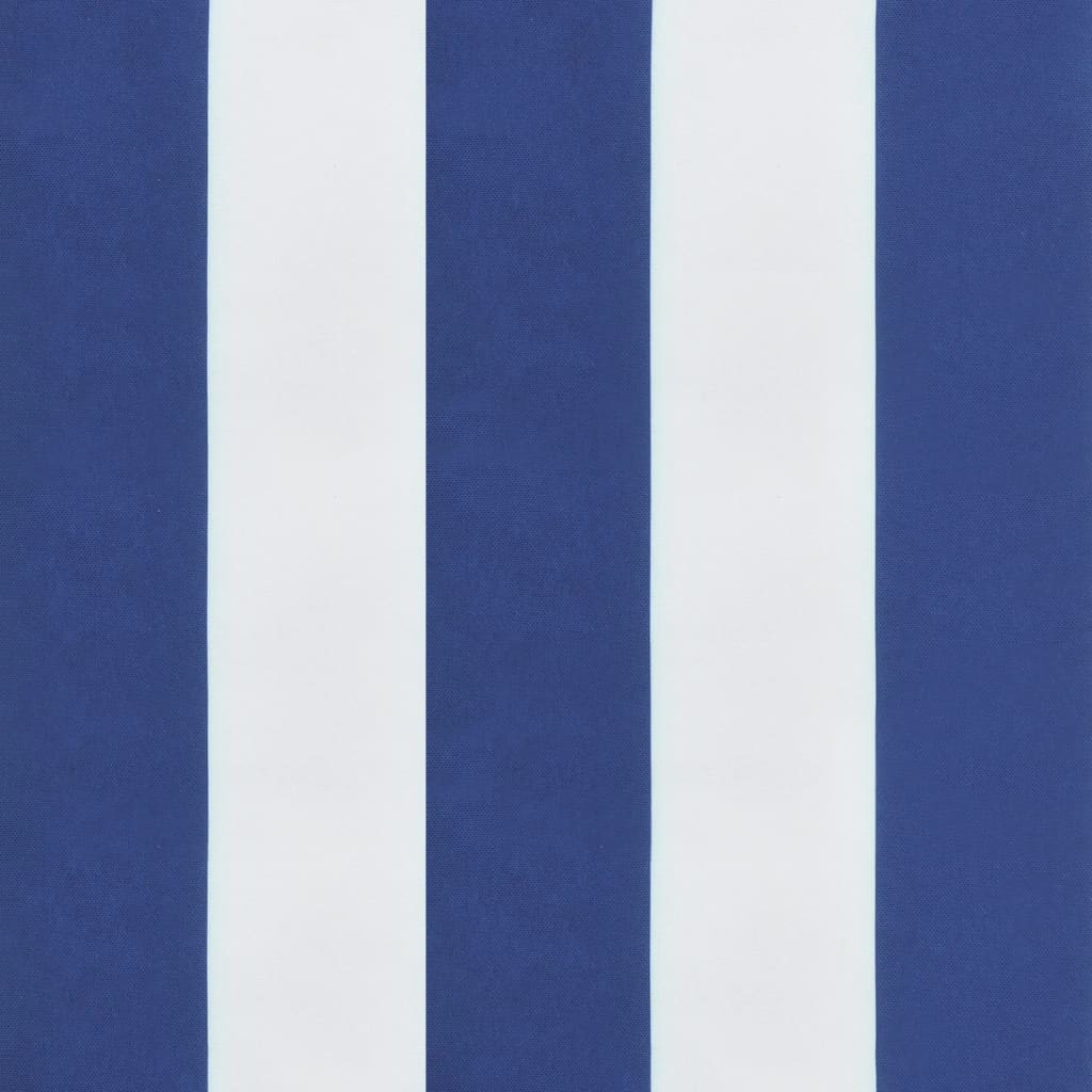 vidaXL Adirondack-Auflagen 2 Stk. Blau & Weiß Gestreift Oxford-Gewebe