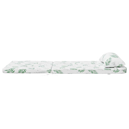vidaXL Adirondack-Auflagen 2 Stk. Blattmuster Oxford-Gewebe