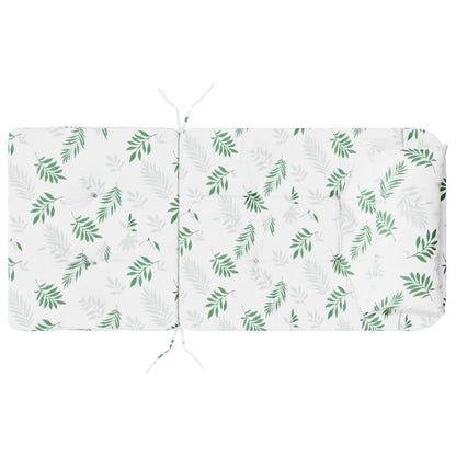 vidaXL Adirondack-Auflagen 2 Stk. Blattmuster Oxford-Gewebe