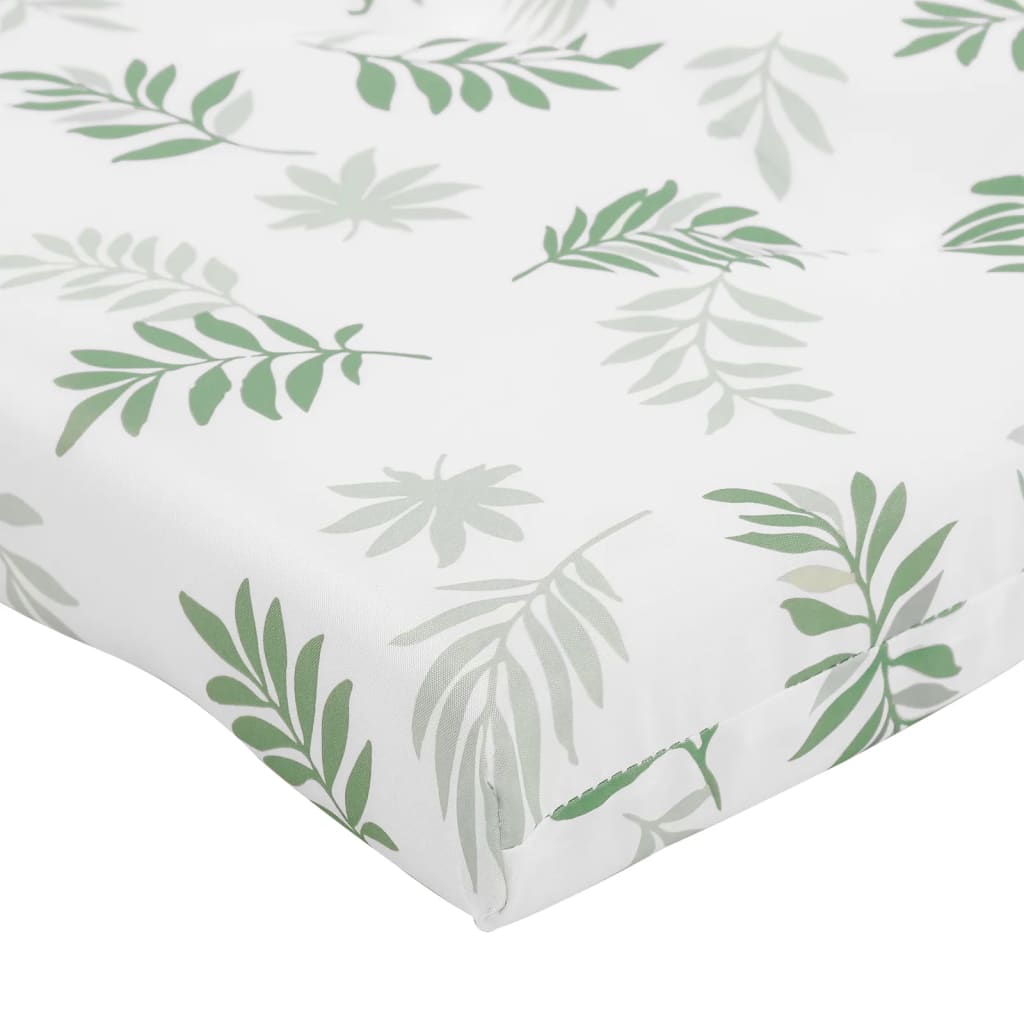 vidaXL Adirondack-Auflagen 2 Stk. Blattmuster Oxford-Gewebe