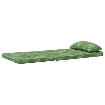 vidaXL Adirondack-Auflagen 2 Stk. Blattmuster Oxford-Gewebe