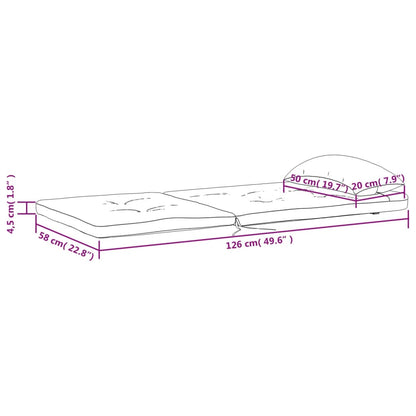 vidaXL Adirondack-Auflagen 2 Stk. Rosa Oxford-Gewebe