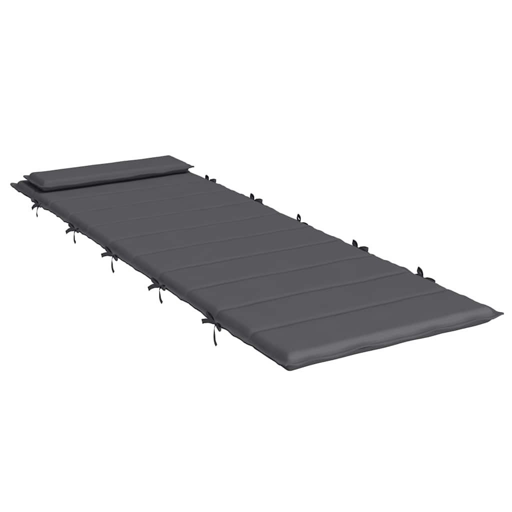 vidaXL Sonnenliegen-Auflage Anthrazit 180x60x4 cm Oxford-Gewebe
