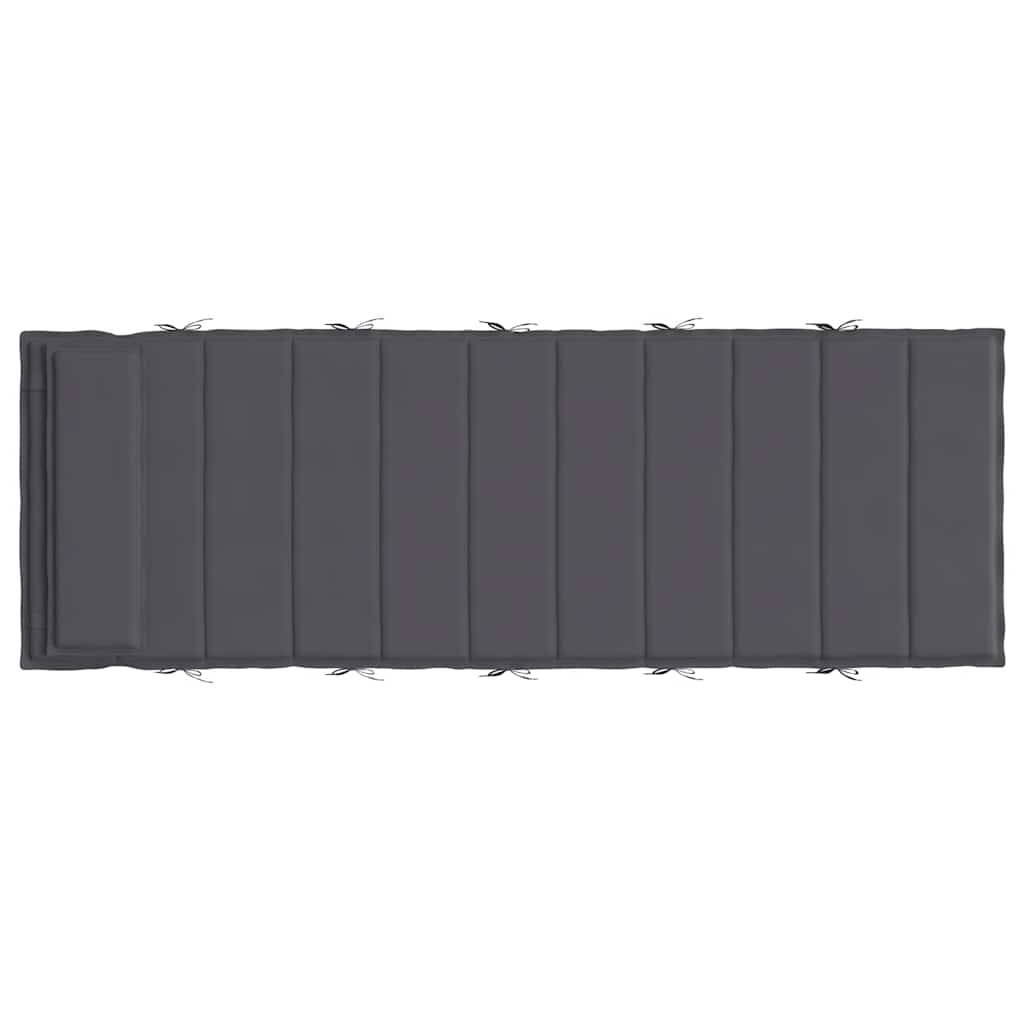 vidaXL Sonnenliegen-Auflage Anthrazit 180x60x4 cm Oxford-Gewebe