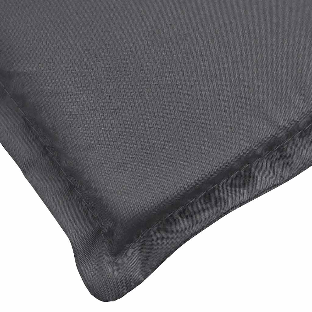 vidaXL Sonnenliegen-Auflage Anthrazit 180x60x4 cm Oxford-Gewebe