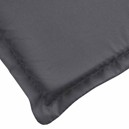 vidaXL Sonnenliegen-Auflage Anthrazit 180x60x4 cm Oxford-Gewebe
