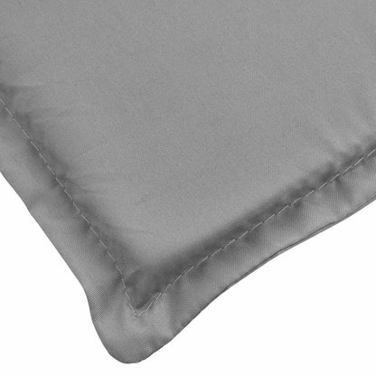 vidaXL Coussin de bain de soleil gris 180x60x4 cm Tissu Oxford