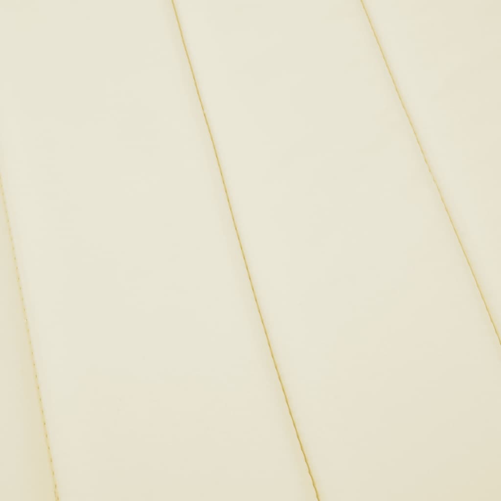 vidaXL Sonnenliegen-Auflage Creme 180x60x4 cm Oxford-Gewebe