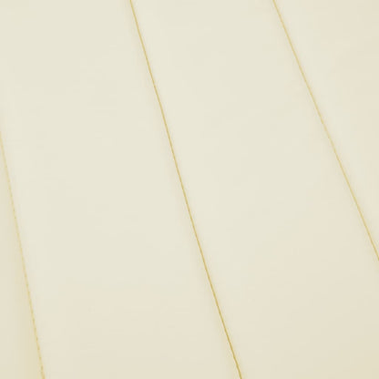 vidaXL Sonnenliegen-Auflage Creme 180x60x4 cm Oxford-Gewebe
