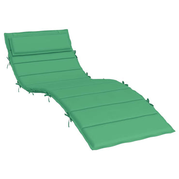 vidaXL Sonnenliegen-Auflage Grün 180x60x4 cm Oxford-Gewebe