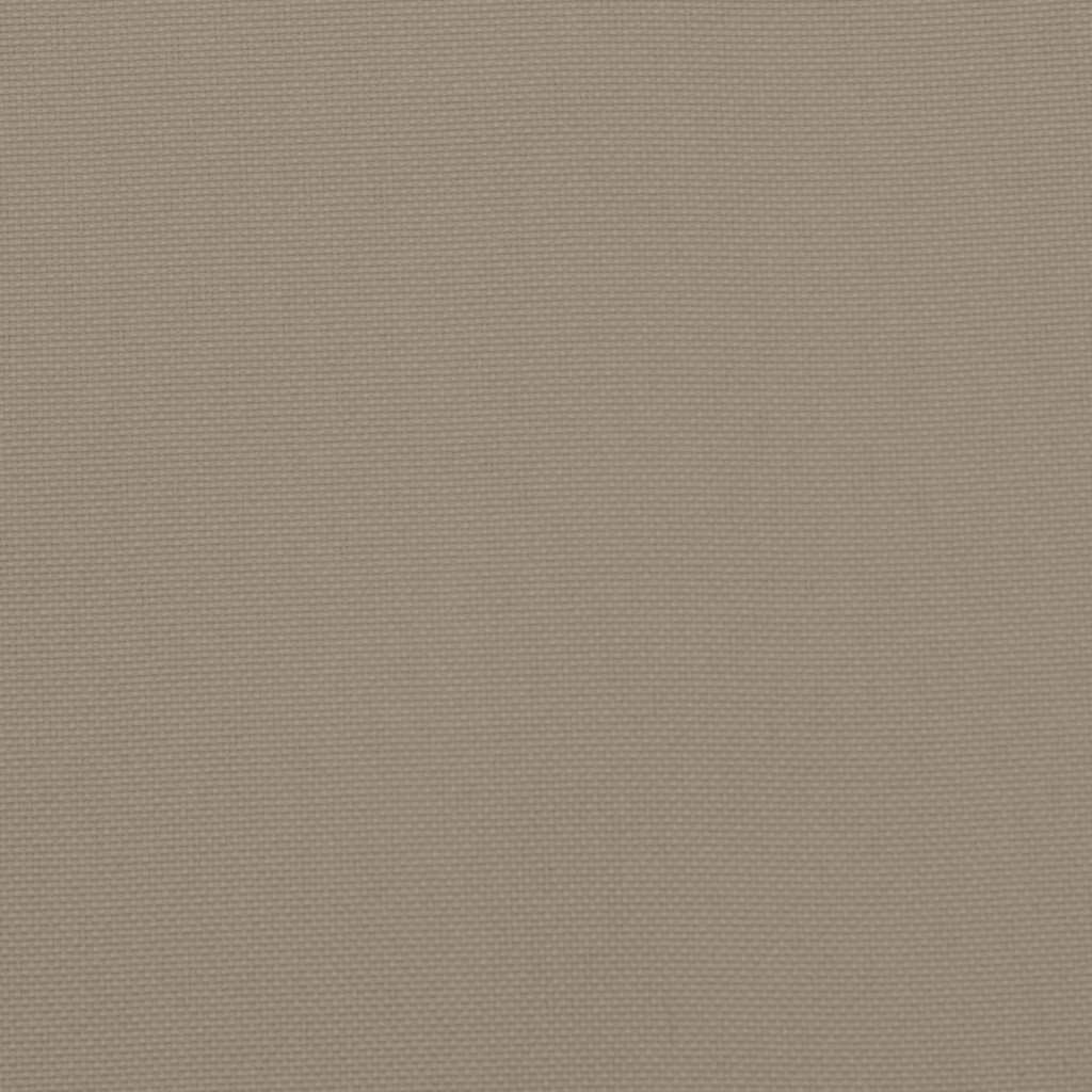 vidaXL Sonnenliegen-Auflage Taupe 180x60x4 cm Oxford-Gewebe