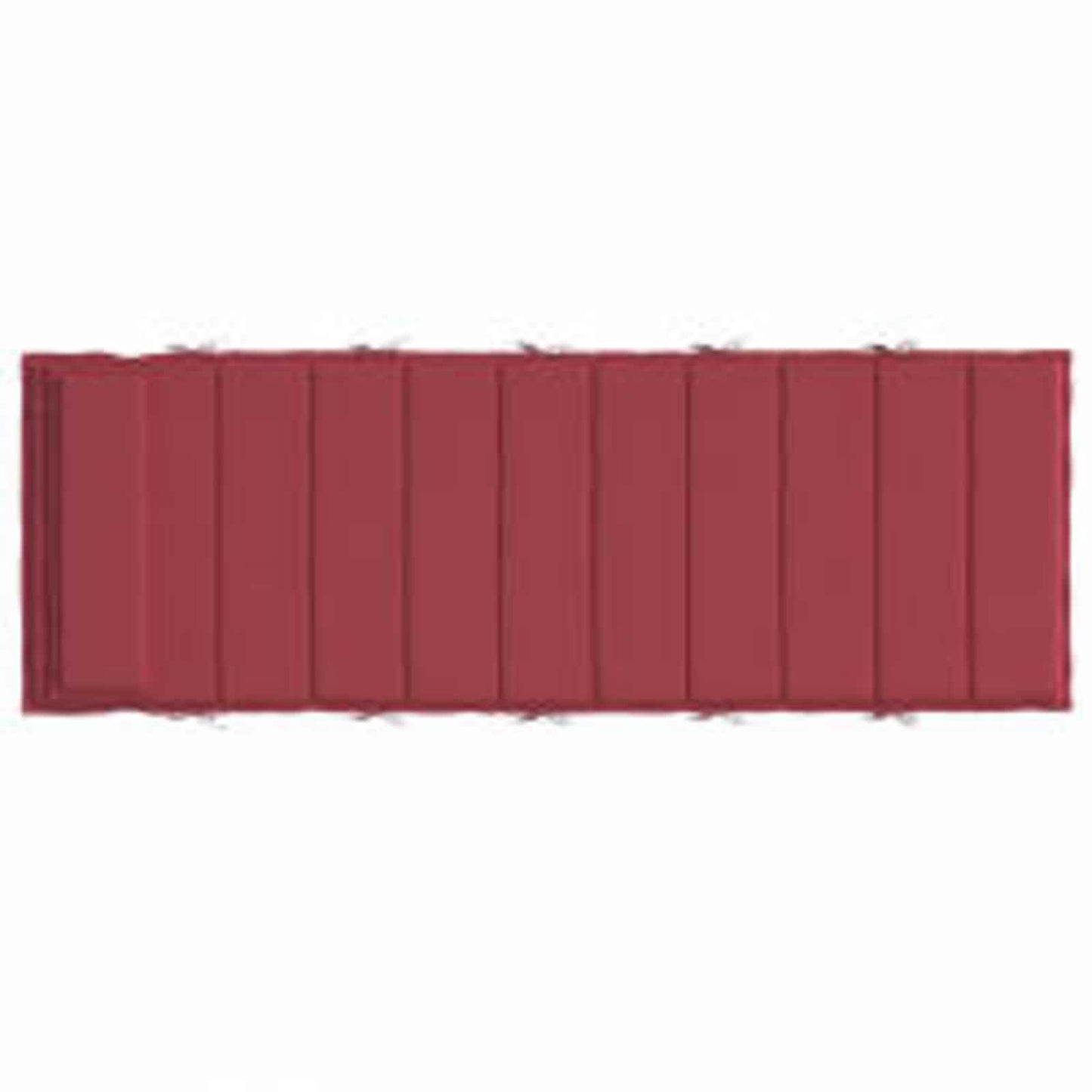 vidaXL Sonnen-Lounger Kissen Weinrot 180 x 60 x 4 cm Oxford-Stoff