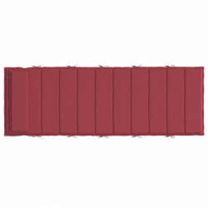 vidaXL Sonnen-Lounger Kissen Weinrot 180 x 60 x 4 cm Oxford-Stoff