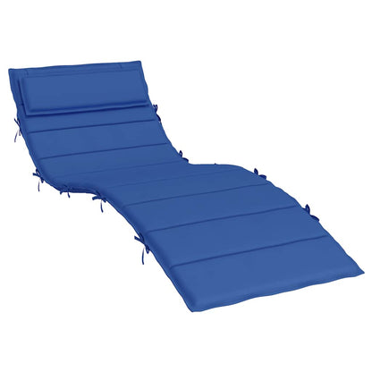 vidaXL Sonnenliegen-Auflage Königsblau 180x60x4 cm Oxford-Gewebe