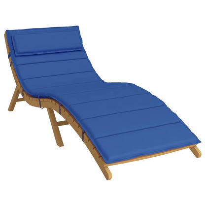 vidaXL Sonnenliegen-Auflage Königsblau 180x60x4 cm Oxford-Gewebe