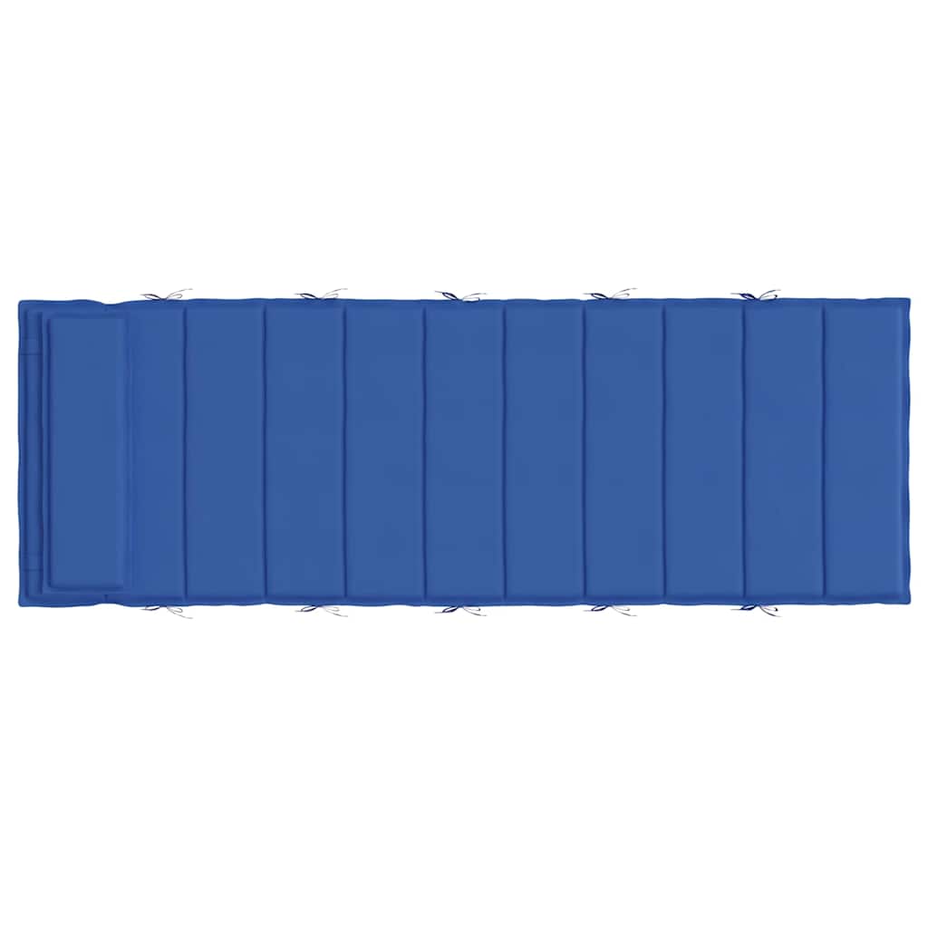 vidaXL Sonnenliegen-Auflage Königsblau 180x60x4 cm Oxford-Gewebe
