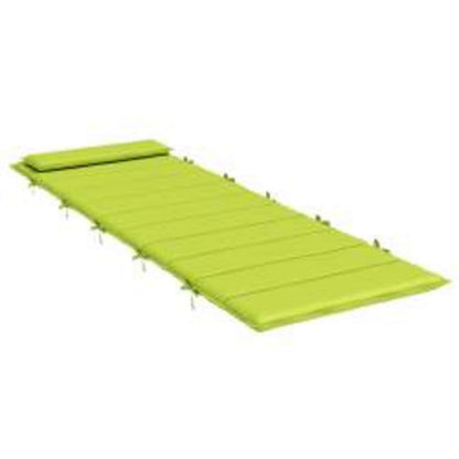 vidaXL Sonnen-Lounger Kissen Grün 180 x 60 x 4 cm Oxford-Stoff