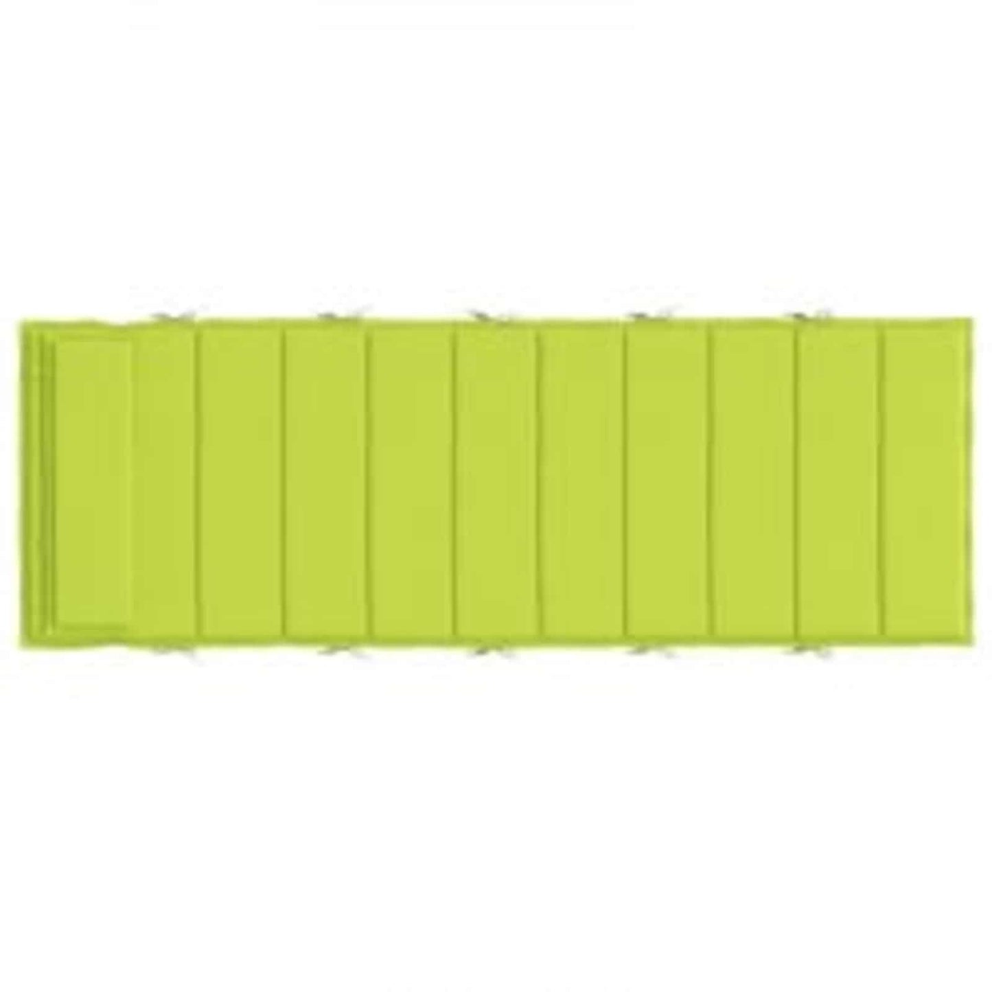 vidaXL Sonnen-Lounger Kissen Grün 180 x 60 x 4 cm Oxford-Stoff
