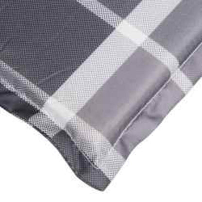 vidaXL Sonnen-Lounger Kissen Plaid Grau 180 x 60 x 4 cm Oxford-Stoff