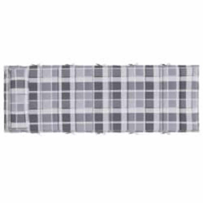 vidaXL Sonnen-Lounger Kissen Plaid Grau 180 x 60 x 4 cm Oxford-Stoff