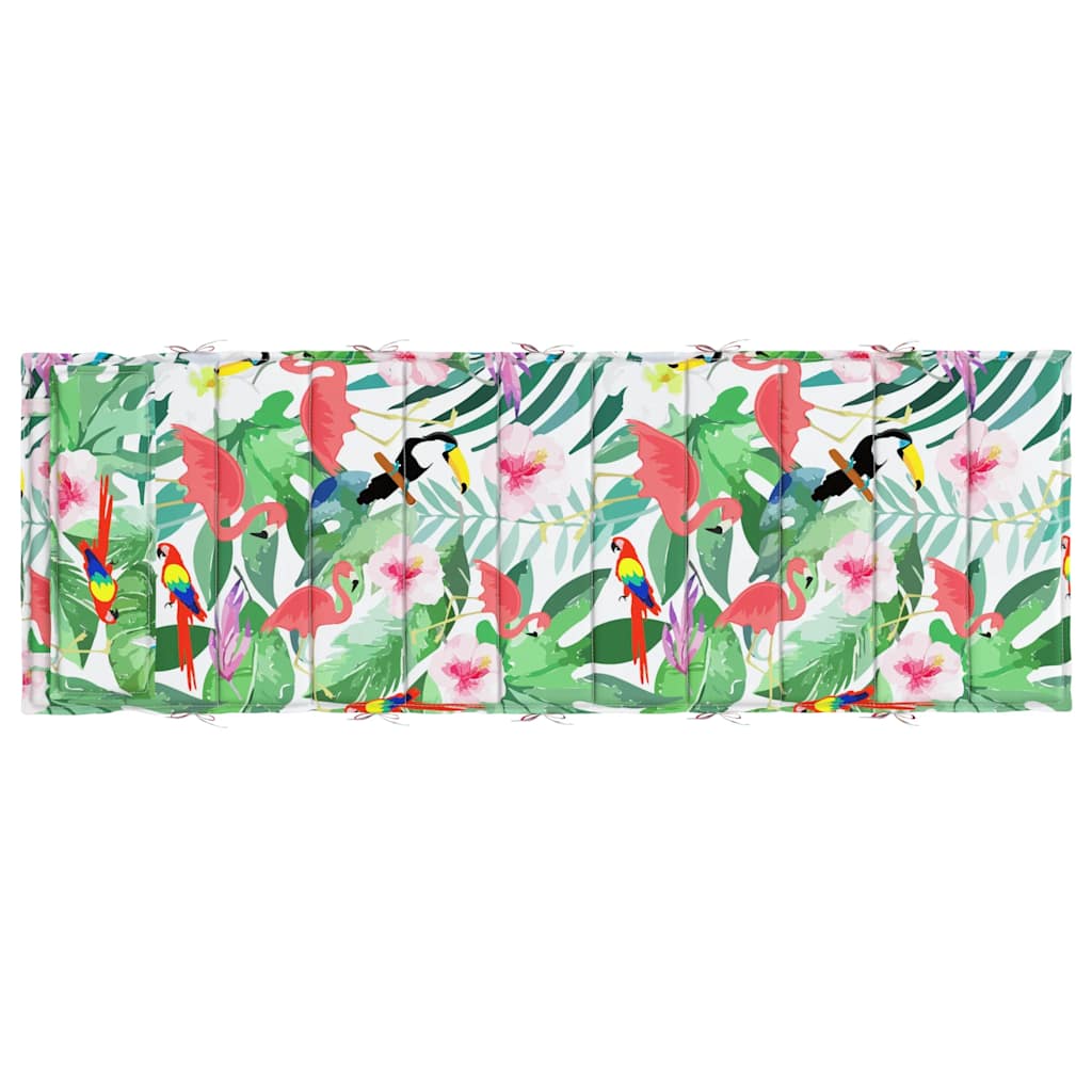 vidaXL Sonnenliegen-Auflage Mehrfarbig 180x60x4 cm Oxford-Gewebe