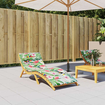 vidaXL Sonnenliegen-Auflage Mehrfarbig 180x60x4 cm Oxford-Gewebe