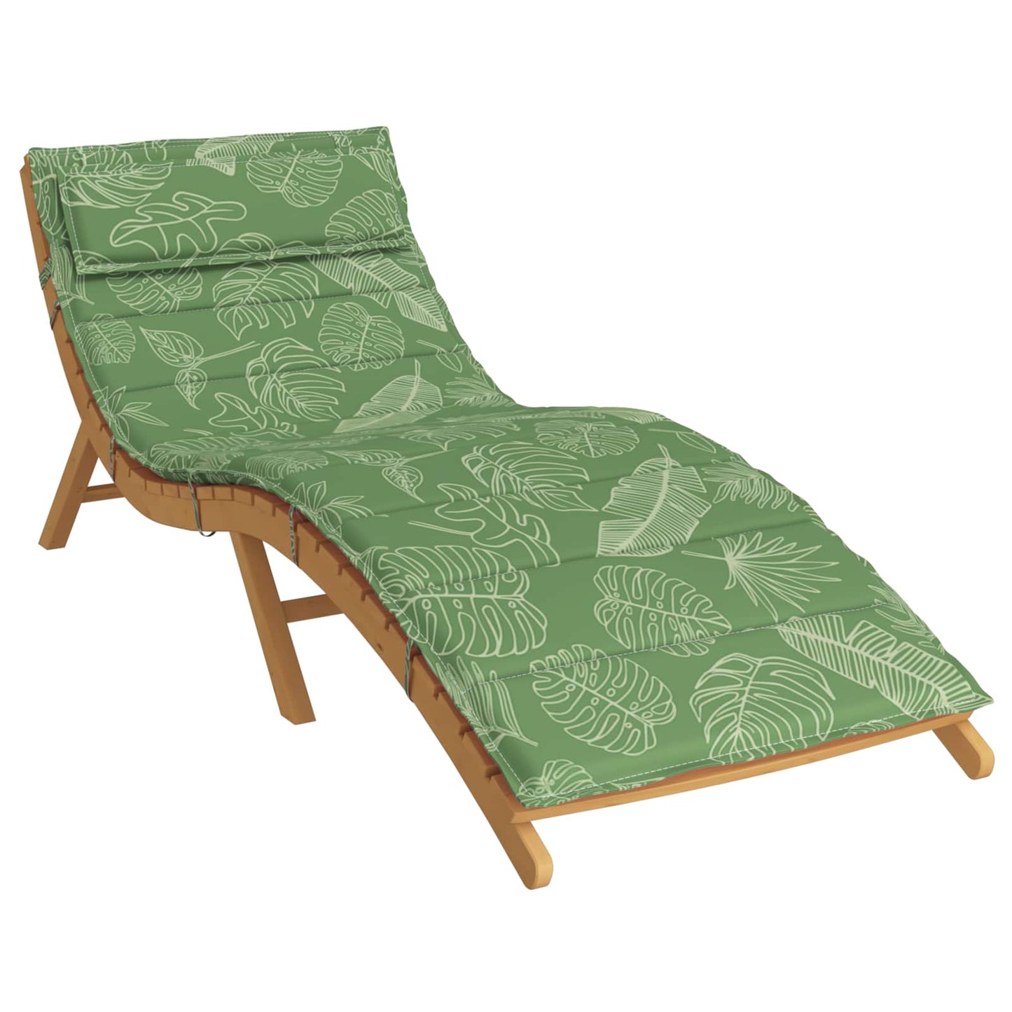 vidaXL Sonnen-Lounger Kissen Grün 180 x 60 x 4 cm Oxford-Stoff