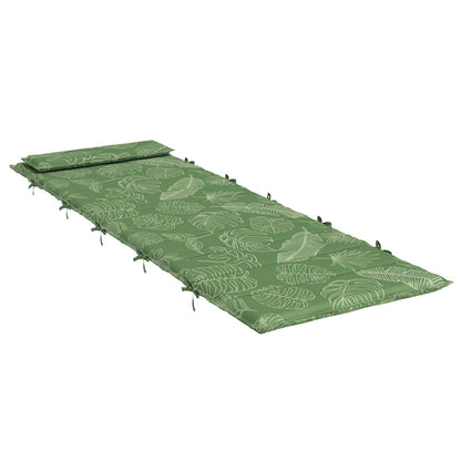 vidaXL Sonnen-Lounger Kissen Grün 180 x 60 x 4 cm Oxford-Stoff