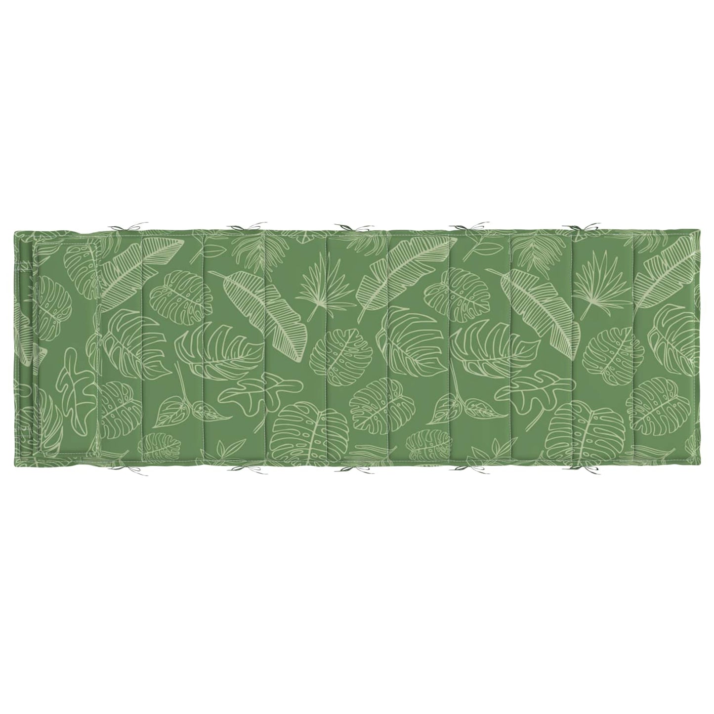 vidaXL Sonnen-Lounger Kissen Grün 180 x 60 x 4 cm Oxford-Stoff
