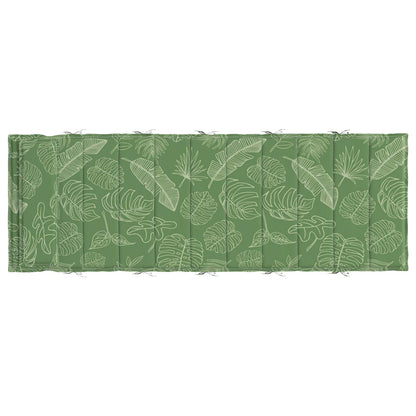 vidaXL Sonnen-Lounger Kissen Grün 180 x 60 x 4 cm Oxford-Stoff