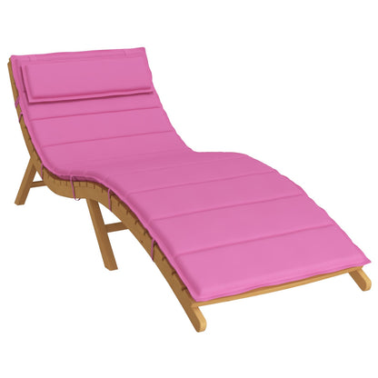 Sonnen-Lounger Kissen Rosa 180 x 60 x 4 cm Oxford-Stoff