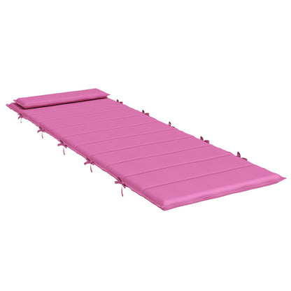 Sonnen-Lounger Kissen Rosa 180 x 60 x 4 cm Oxford-Stoff