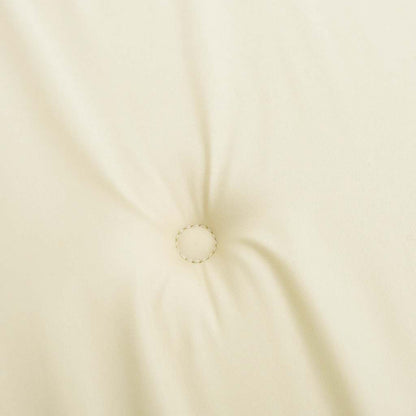 vidaXL Hochlehner-Auflagen 2 Stk. Creme Oxford-Gewebe