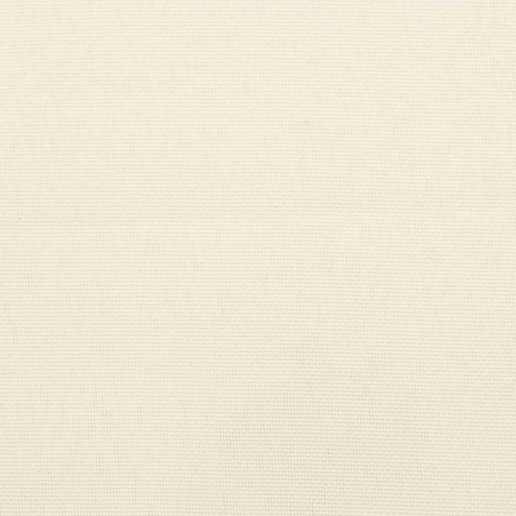 vidaXL Hochlehner-Auflagen 2 Stk. Creme Oxford-Gewebe