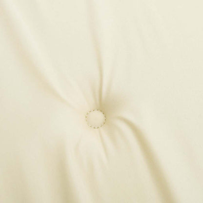 vidaXL Hochlehner-Auflagen 4 Stk. Creme Oxford-Gewebe